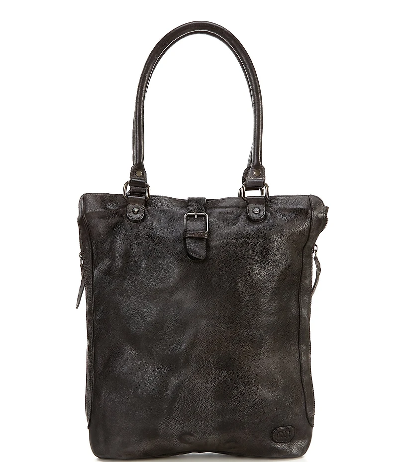 Bed Stu Mildred North South Leather Slouchy Zip Tote Bag