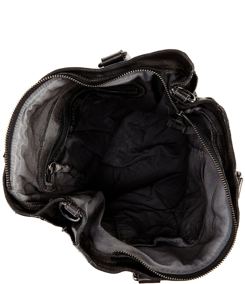 Bed Stu Mildred North South Leather Slouchy Zip Tote Bag