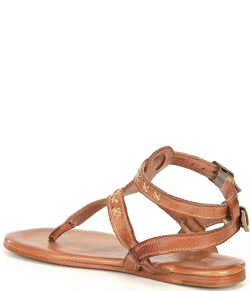 Bed Stu Moon Leather T-Strap Sandals