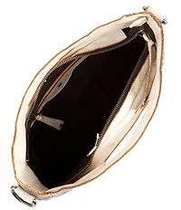 Bed Stu Orchid Woven Leather Satchel Crossbody Bag