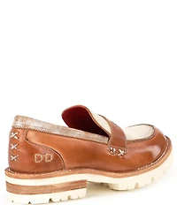 Bed Stu Reina III Leather Lugged Penny Loafers