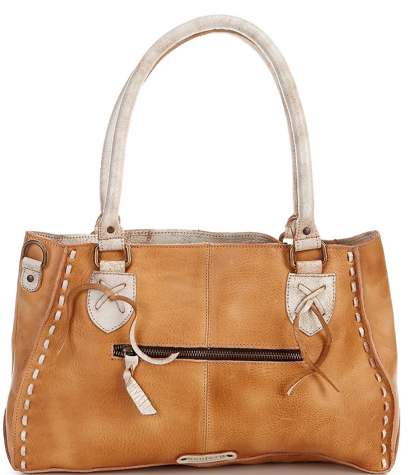 Bed Stu Rockababy Leather Slouchy Satchel Bag