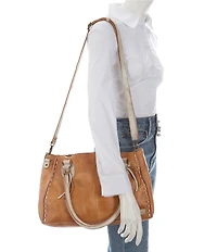 Bed Stu Rockababy Leather Slouchy Satchel Bag