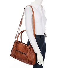 Bed Stu Rockababy Tan Leather Satchel Bag