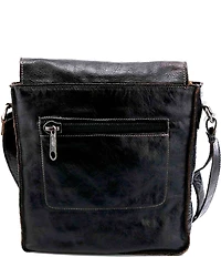 Bed Stu Venice Beach Black Rustic Buckled Crossbody Bag