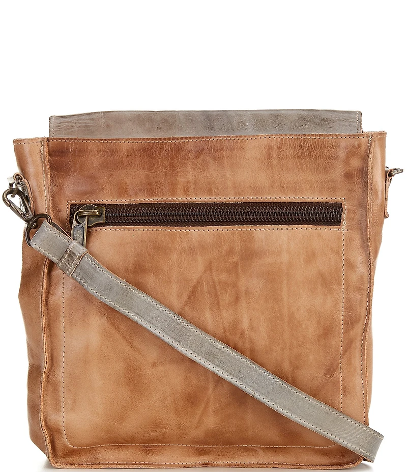 Bed Stu Venice Beach Rustic Leather Buckled Crossbody Bag