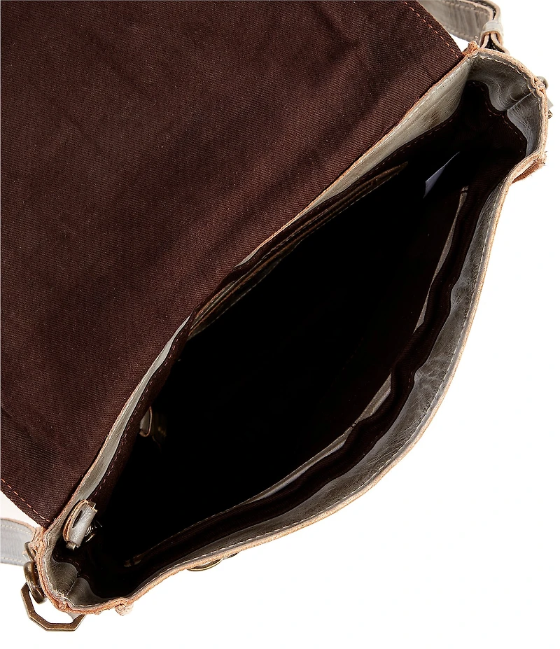 Bed Stu Venice Beach Rustic Leather Buckled Crossbody Bag