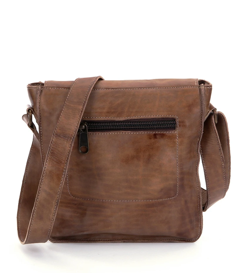 Bed Stu Venice Beach Weathered Leather Buckle Crossbody Bag