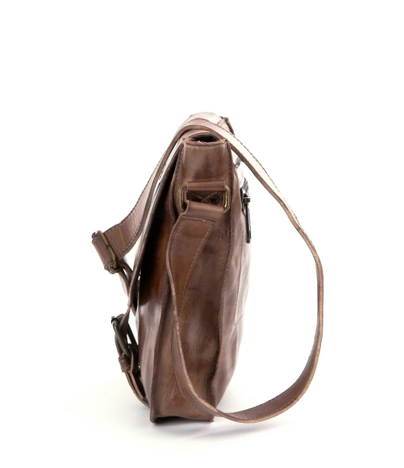 Bed Stu Venice Beach Weathered Leather Buckle Crossbody Bag