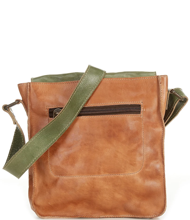 Bed Stu Venice Beach Flap Tan Forest Rustic Crossbody Bag