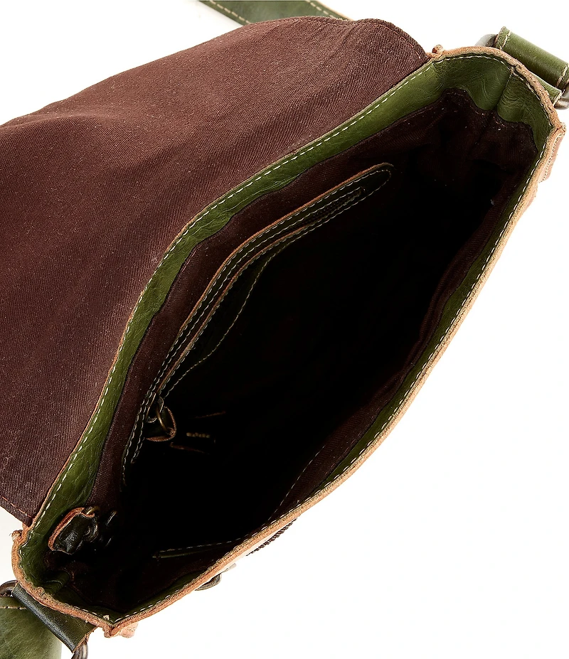Bed Stu Venice Beach Flap Tan Forest Rustic Crossbody Bag