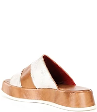 Bed Stu Vext Leather Banded Slide Sandals