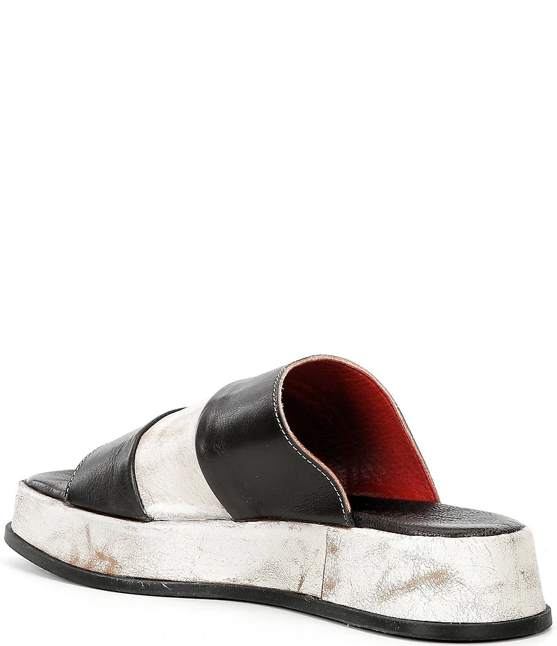 Bed Stu Vext Leather Banded Slide Sandals