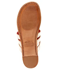 Bed Stu Yoli Leather Triple Banded Thong Sandals