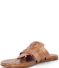 Bed Stu Yoli Leather Triple Banded Thong Sandals