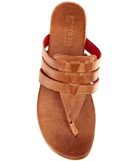 Bed Stu Yoli Leather Triple Banded Thong Sandals