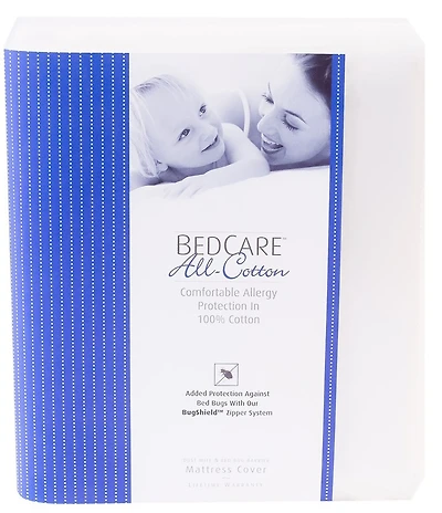 National Allergy® BedCare All Cotton Allergy and Bed Bug Proof 9#double; Mattress Cover