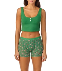Bedhead Jersey Knit Summer Fun Drink Print Boxer Short
