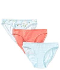 BedHead Knit Lace Trim Bikini Panty 3-Pack