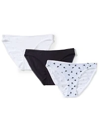 BedHead Knit Lace Trim Bikini Panty 3-Pack