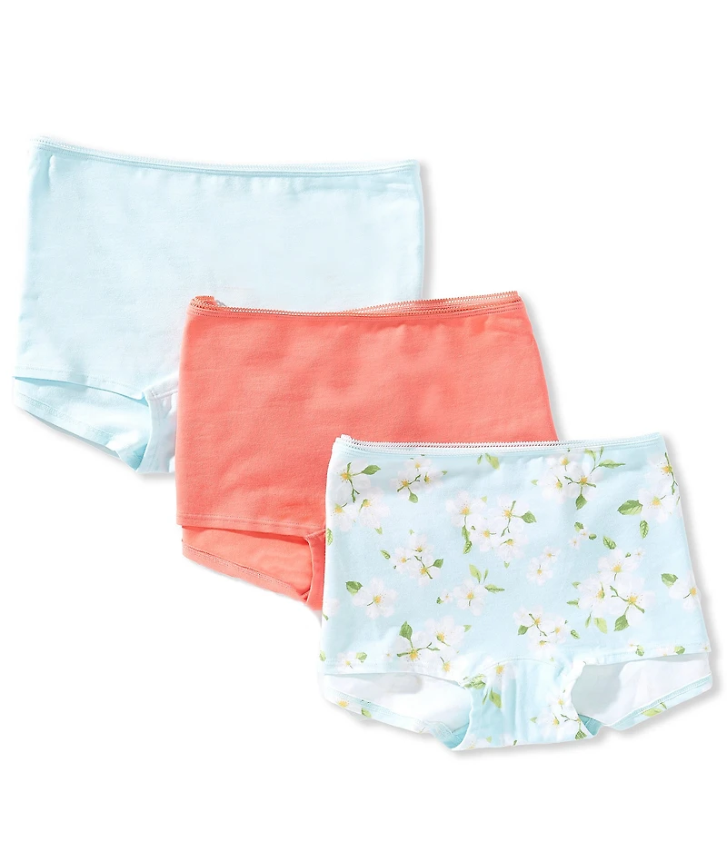 Bedhead Knit Lace Trim Boyshort Panty 3-Pack