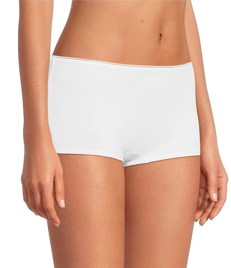 BedHead Knit Lace Trim Boyshort Panty 3-Pack