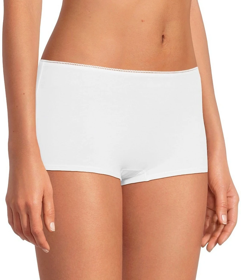 BedHead Knit Lace Trim Boyshort Panty 3-Pack