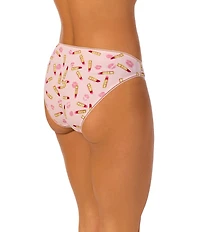 BedHead Knit Lipstick Print Bikini Panty