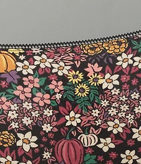 Bedhead Knit Pumpkin Ditzy Print Boyshort Panty
