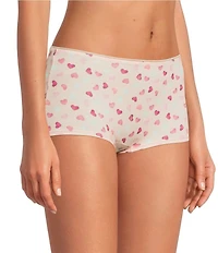 Bedhead Knit Sweethearts Print Boyshort Panties