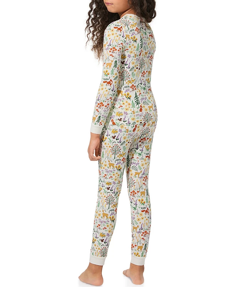 BedHead Little/Big Girls Long Sleeves Forest Trials 2-Piece Pajama Set