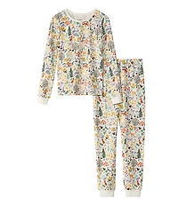 BedHead Little/Big Girls Long Sleeves Forest Trials 2-Piece Pajama Set
