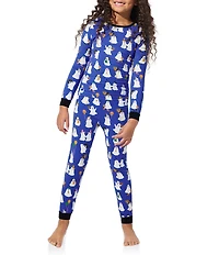 BedHead Little/Big Kids Long Sleeves Thats The Spirit 2-Piece Pajama Set