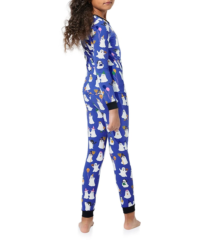 BedHead Little/Big Kids Spooky Town USA Organic Cotton 2-Piece Pajama Set