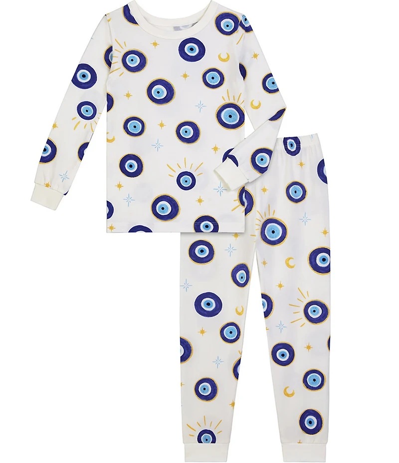 Bedhead Pajamas Girls Family Matching Eye Print Two-Piece Pajama Set