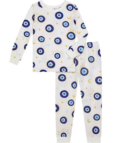 Bedhead Pajamas Girls Family Matching Eye Print Two-Piece Pajama Set