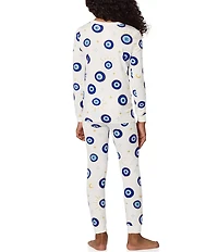 Bedhead Pajamas Girls Family Matching Eye Print Two-Piece Pajama Set