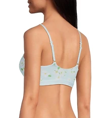 Bedhead Pajamas Stretch Jersey Knit Magnolia Breeze Print Bralette