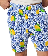 BedHead Short Sleeve Azure Lemon Summer Top & Pajama Short Set