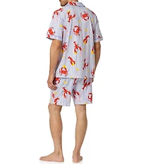 BedHead Short Sleeve Treasure Hunt Printed Top & Pajama Short Set