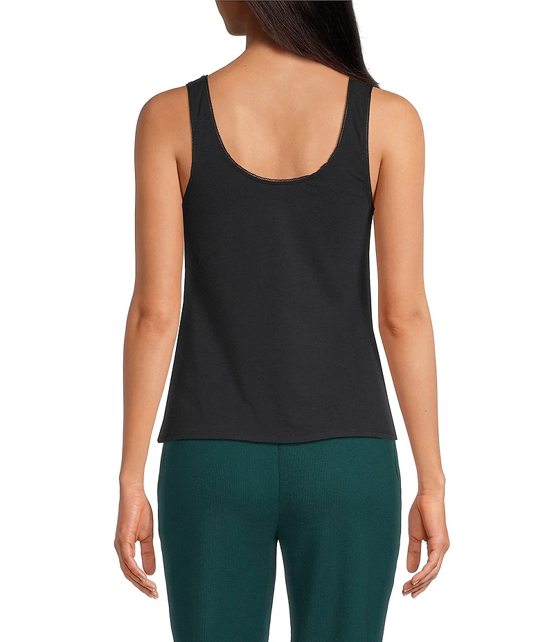 Bedhead Sleeveless Henley Knit Tank Top