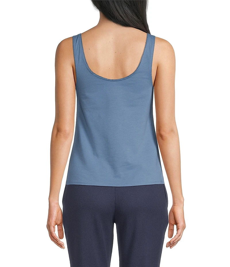 Bedhead Sleeveless Henley Knit Tank Top