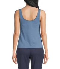 Bedhead Sleeveless Henley Knit Tank Top