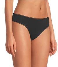 Bedhead Solid Knit Wide Side Thong Panty