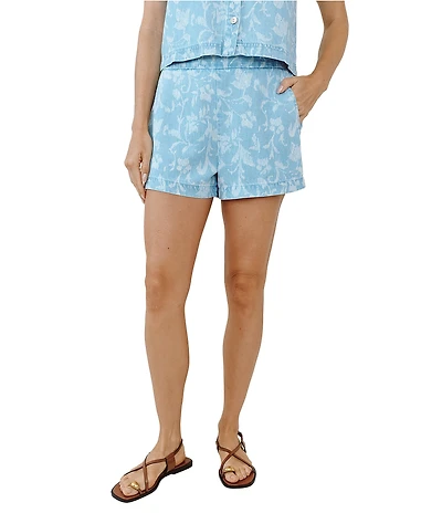 Bella Dahl Catalina Floral Print Coordinating Shorts