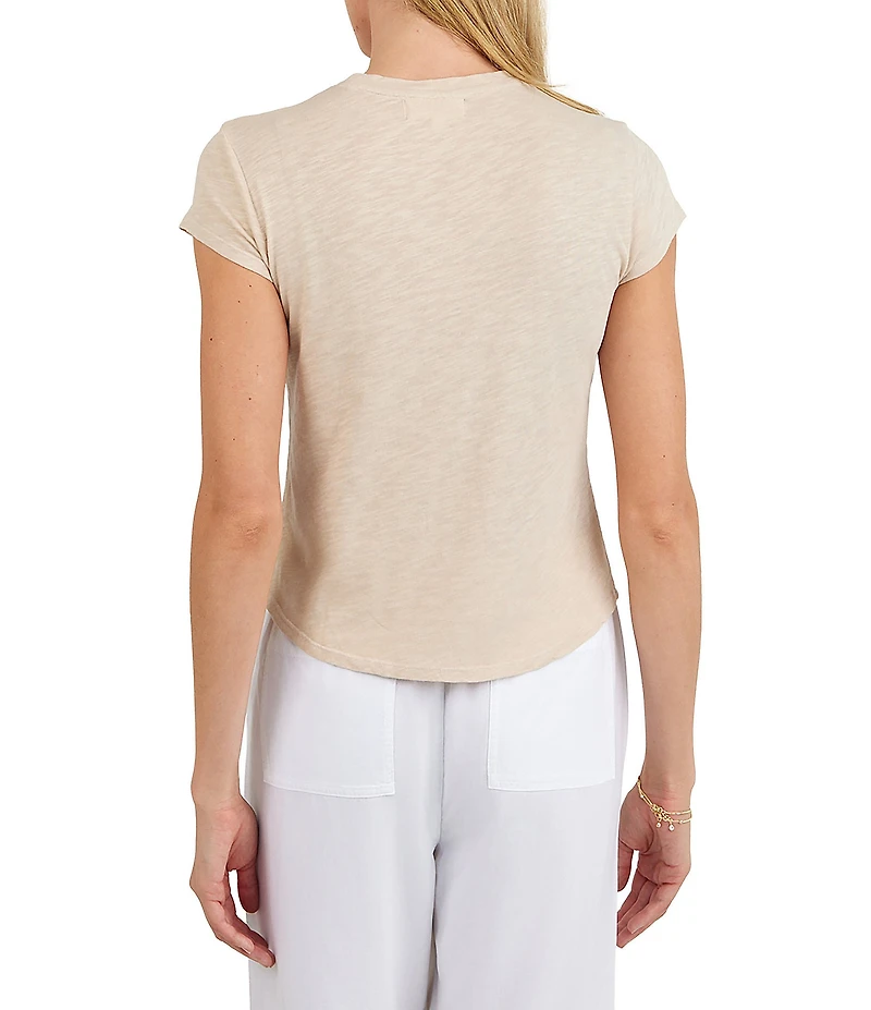 Bella Dahl Crew Neck Short Sleeve Baby Tee