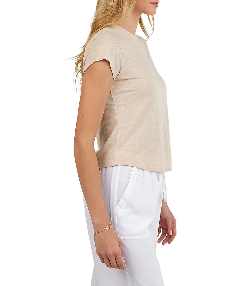 Bella Dahl Crew Neck Short Sleeve Baby Tee