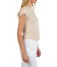 Bella Dahl Crew Neck Short Sleeve Baby Tee