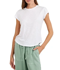 Bella Dahl Crew Neck Short Sleeve Baby Tee