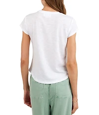 Bella Dahl Crew Neck Short Sleeve Baby Tee